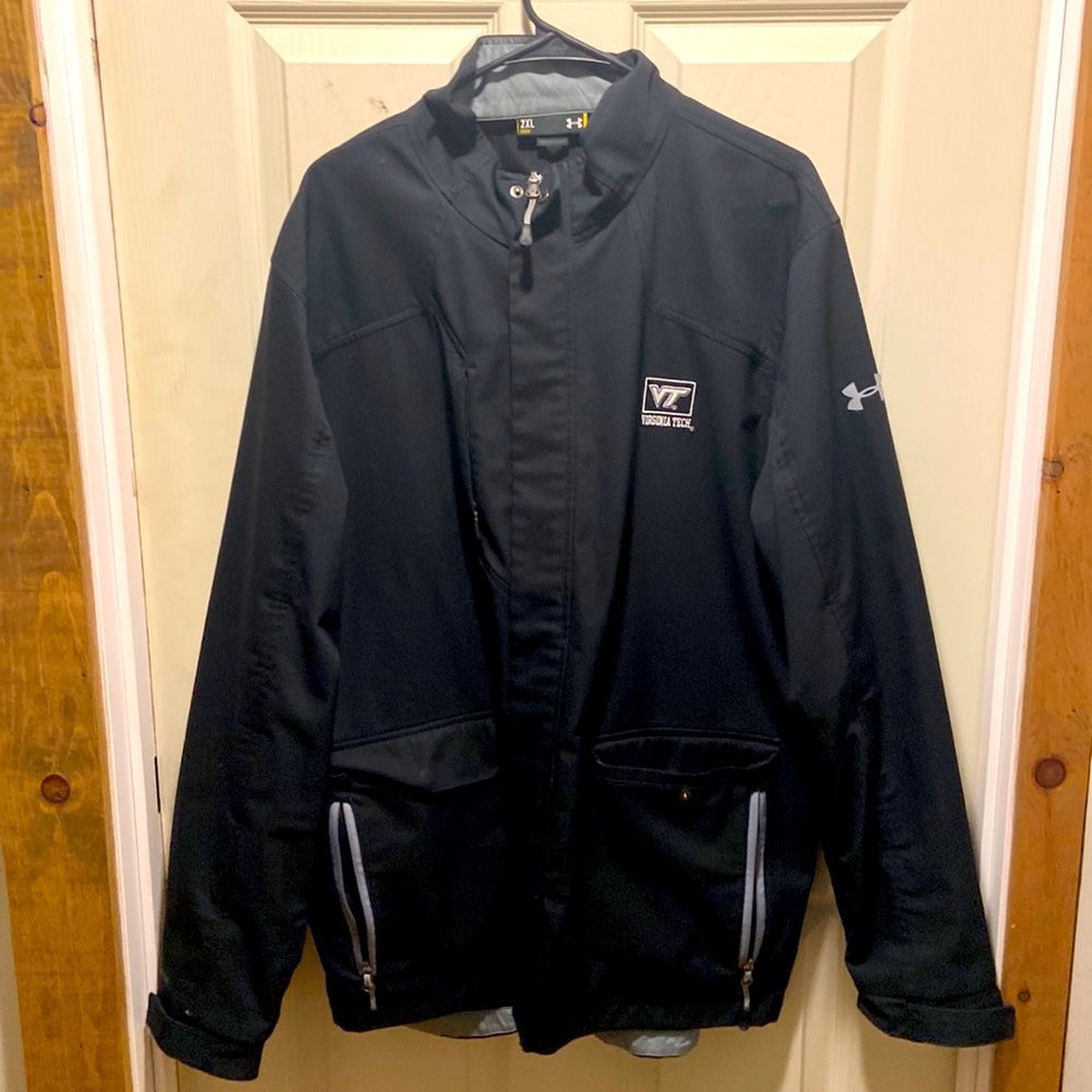 Virginia tech under armor jacket XXL good shape